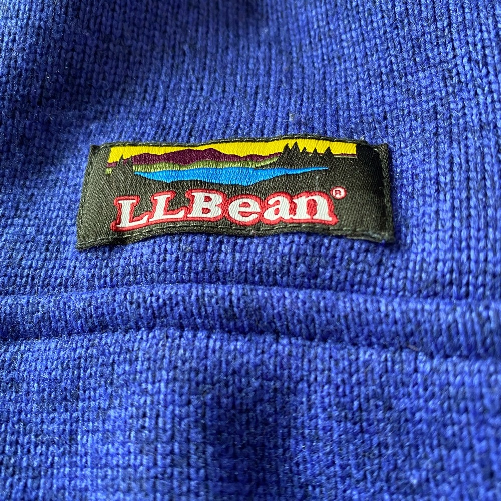 LL Bean Snap Henley Sweater - Picture 5 of 8